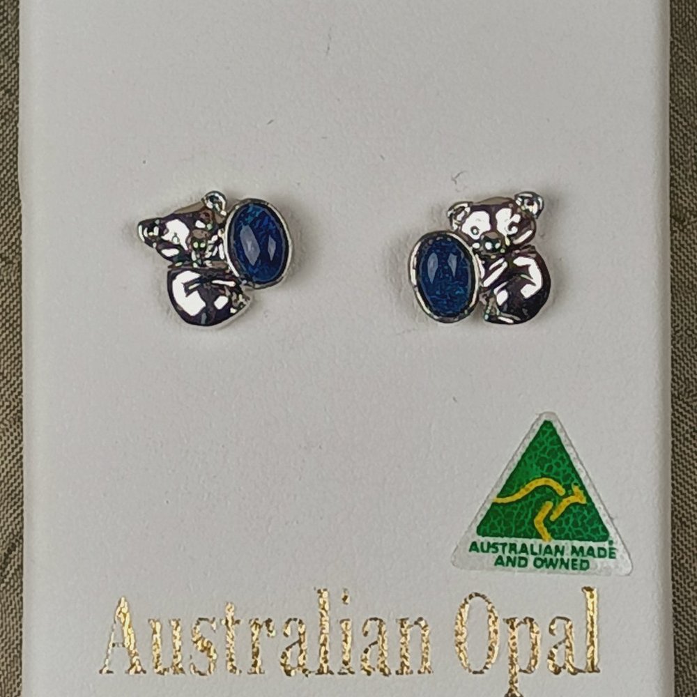 Australian Opal Earrings.